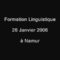 Conférence avec Thierry Haesenne « Évolution de LSFB » de 26 Janvier 2006